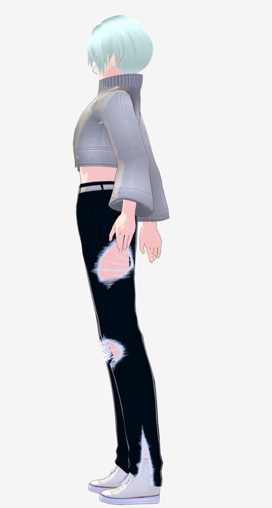 2024秋~初冬コーデ!革MA-1&オーバーダメージジーンズ