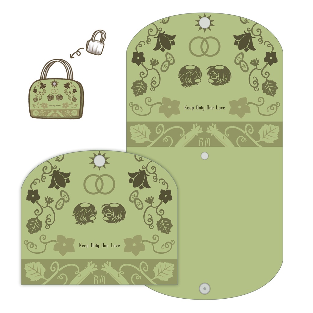 カッパ風レオマブ本革マスク仮置きカバー