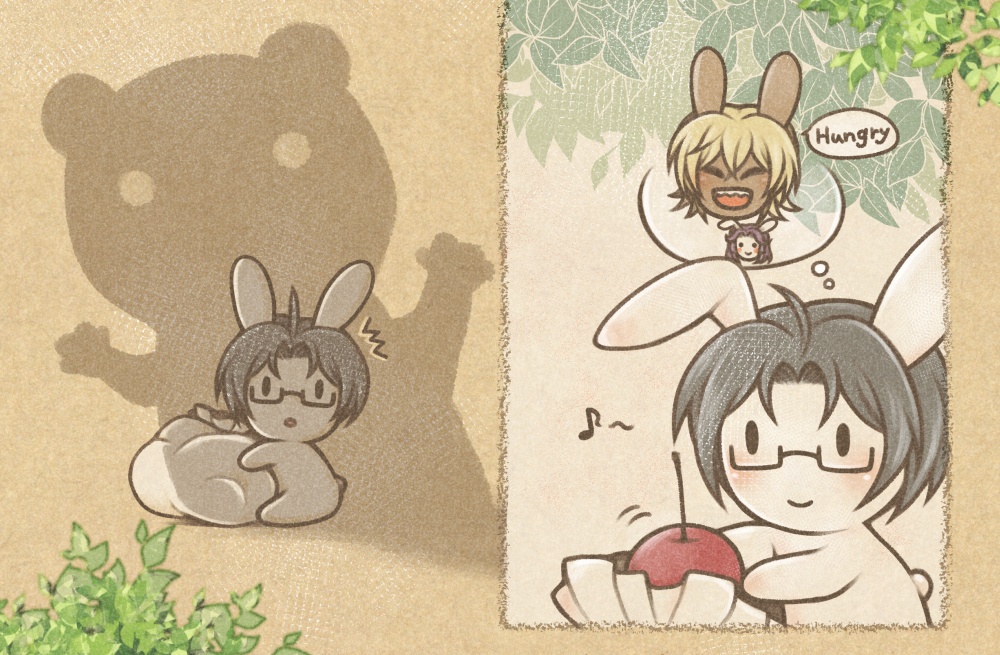 うさぎ家族の絵本