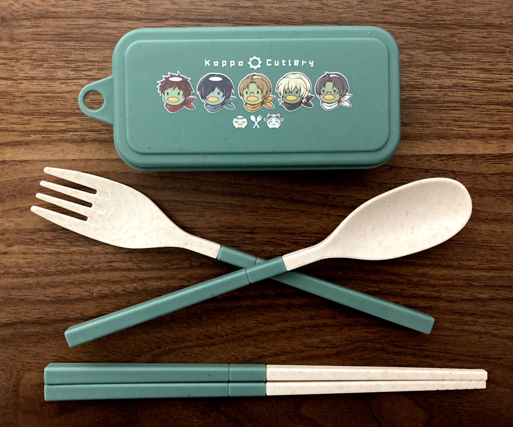 カッパのカトラリーセット