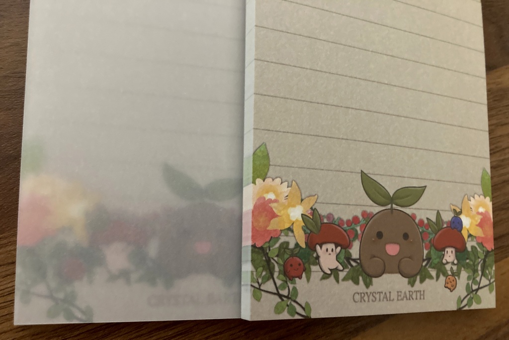 【一次創作】クロス巻きメモ帳