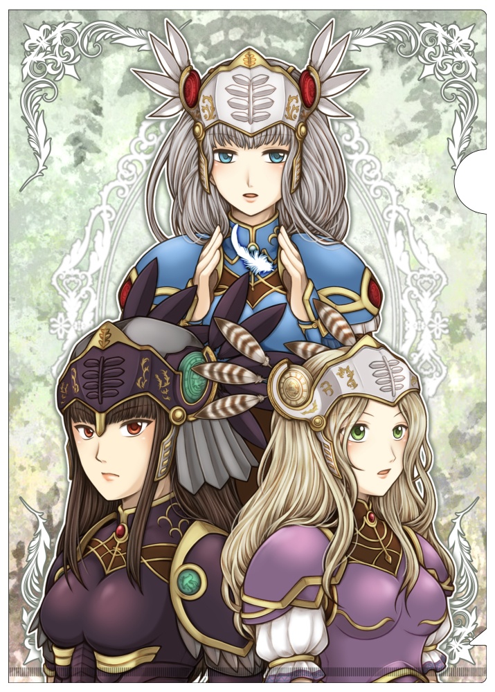 戦乙女三姉妹クリアファイル