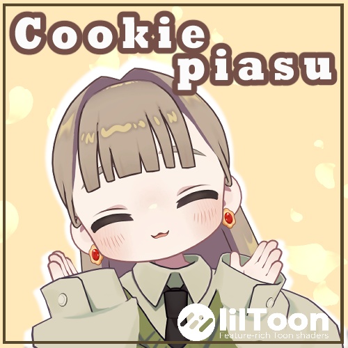 【無料】Cookie piasu / クッキーピアス【VRChat想定】