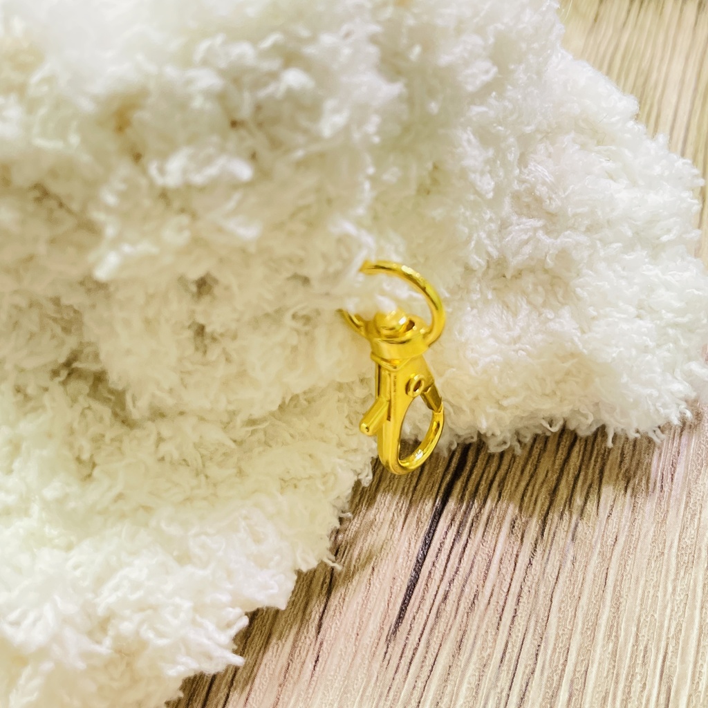 ふわふわしっぽのねこみみおくるみ