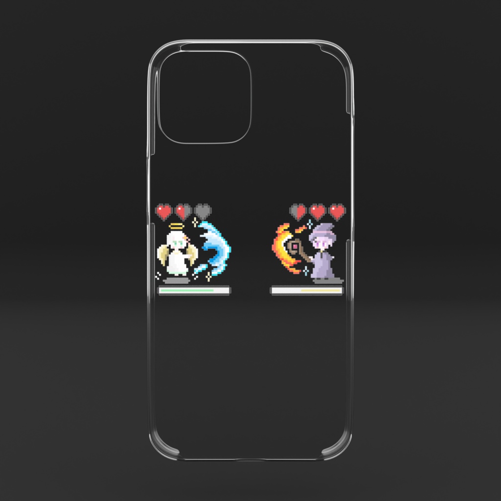 iphoneケース ~魔法で林檎を奪い合う戦士達を添えて~