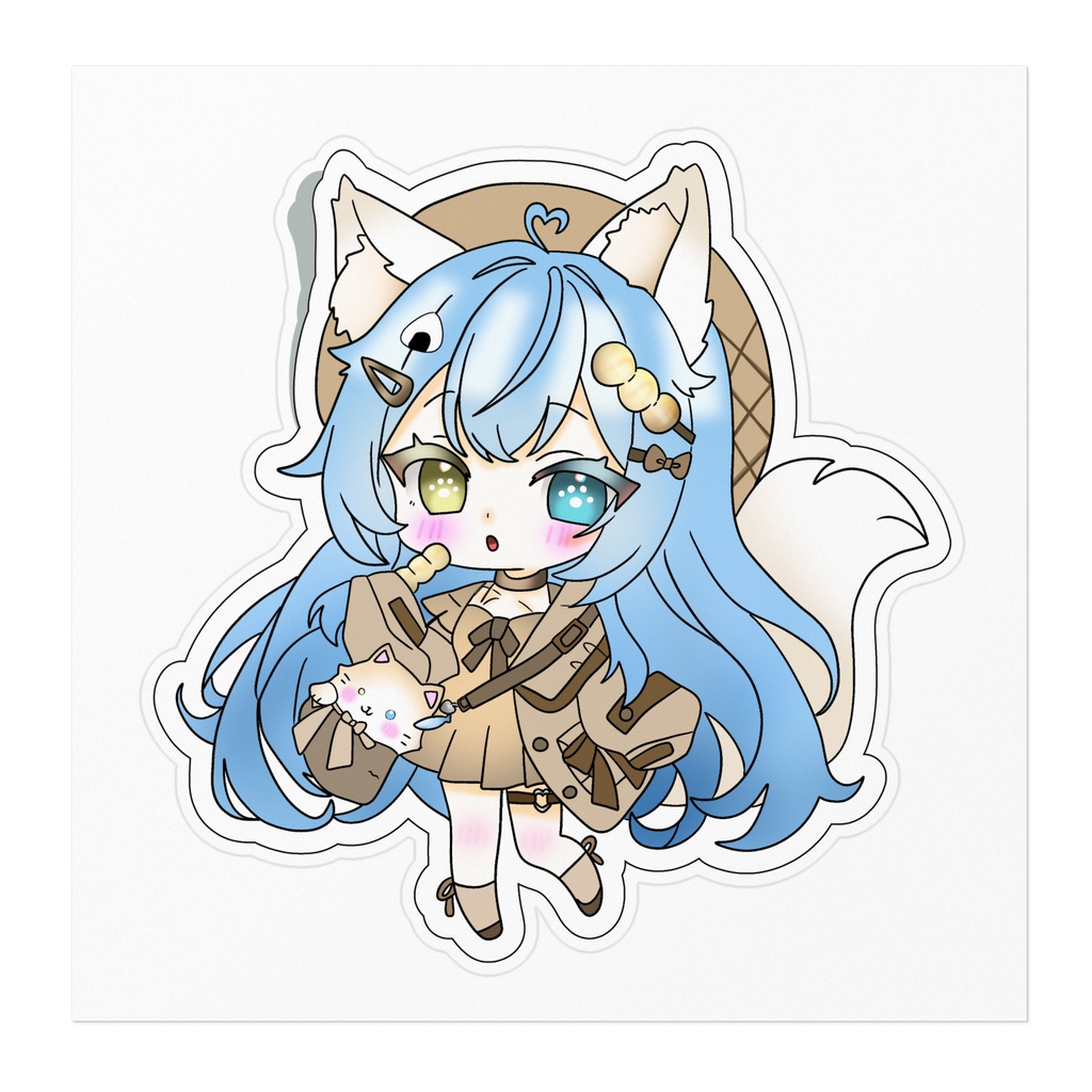 るなのシール風イラスト