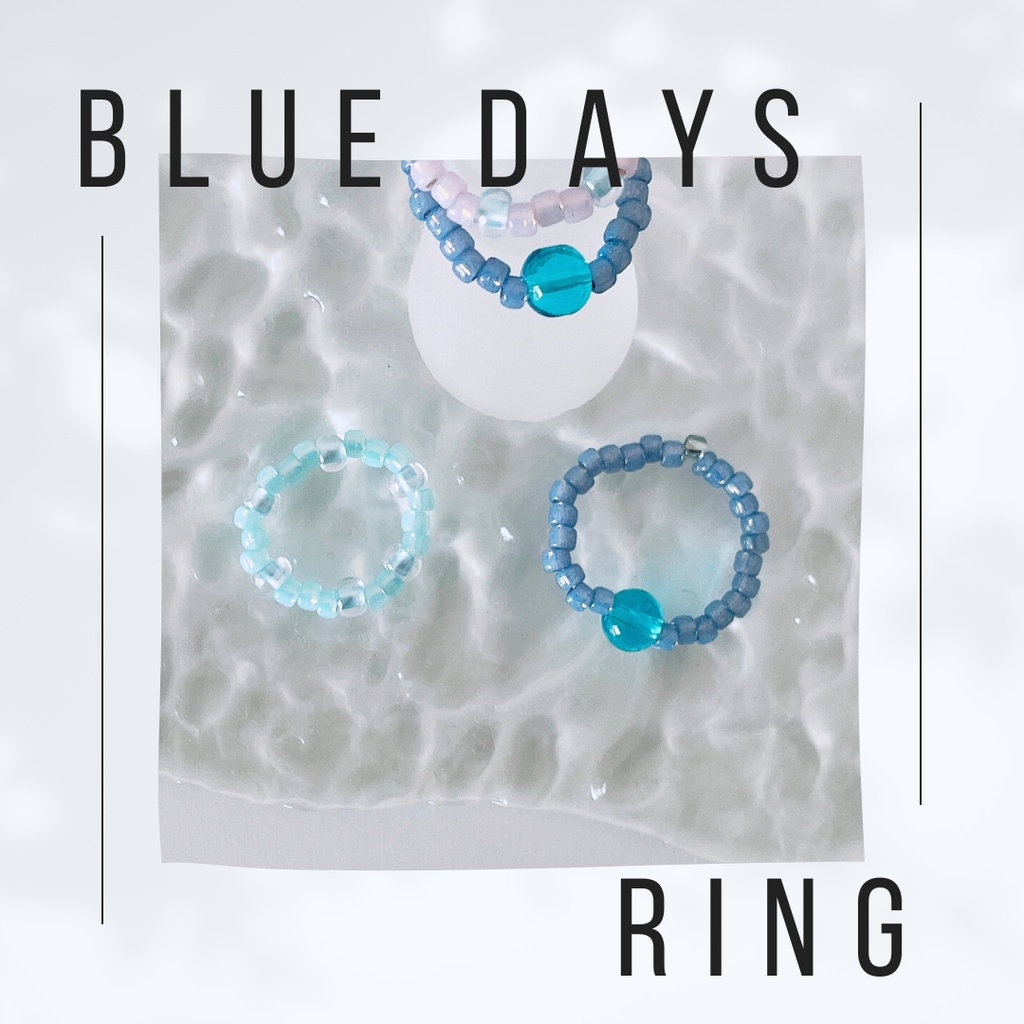 💠Blue days ring💠