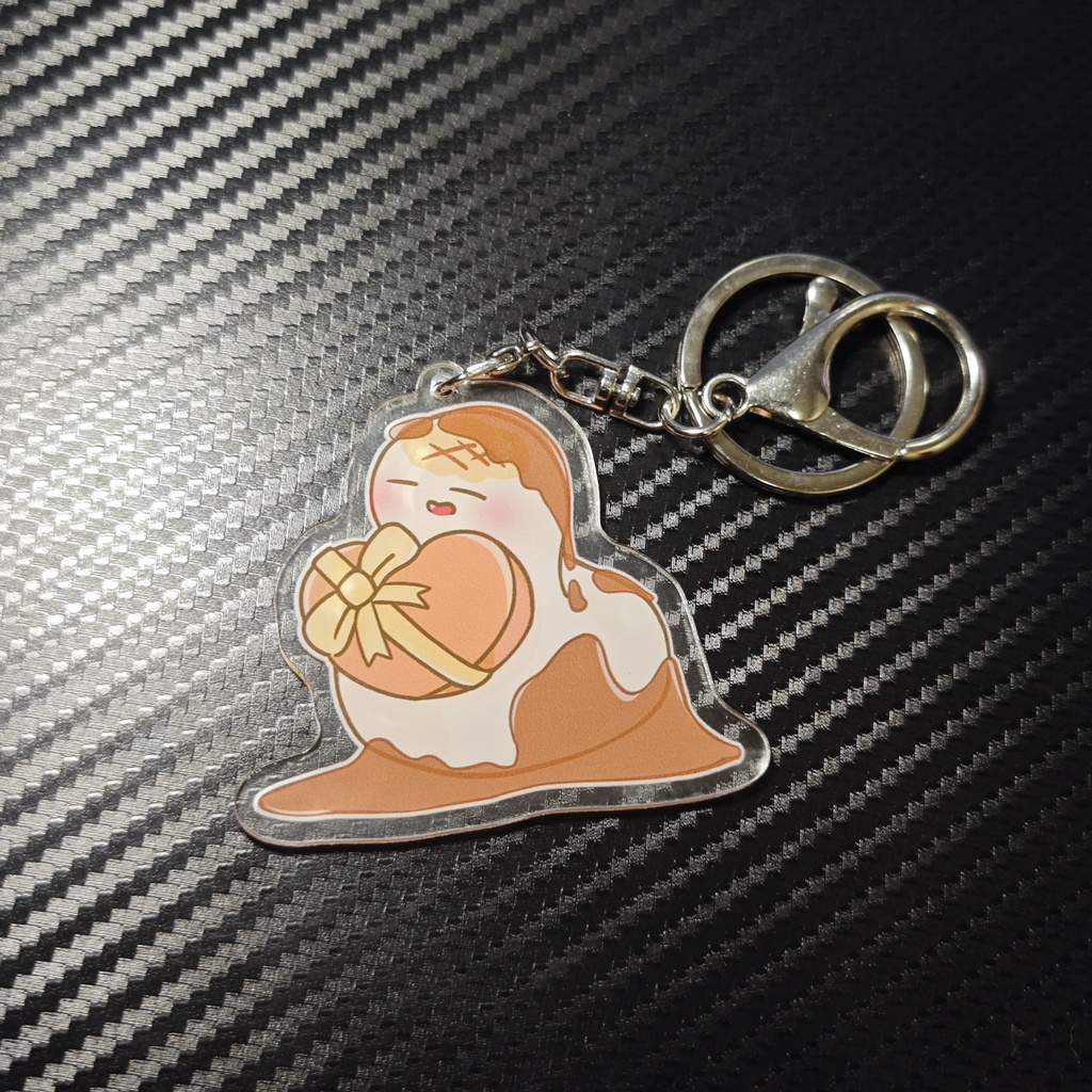 チョコもちアクキー(両面印刷)