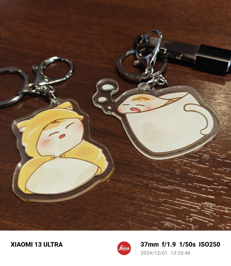 新もちアクキー 両面印刷(* 'ᵕ' )イイヨッ!