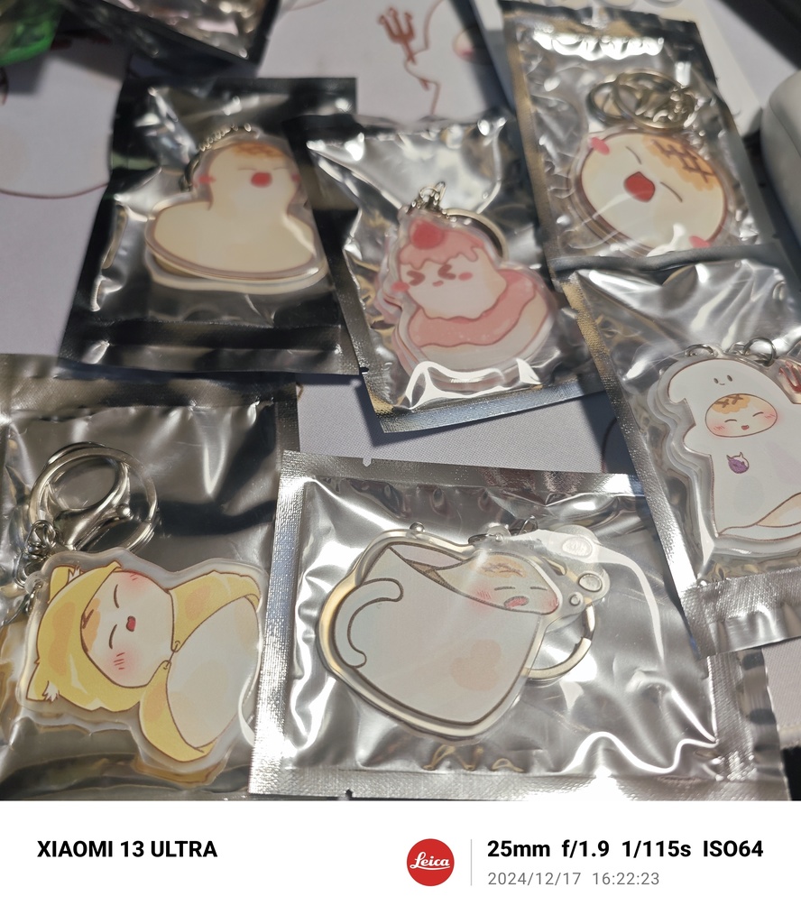 新もちアクキー 両面印刷(* 'ᵕ' )イイヨッ!