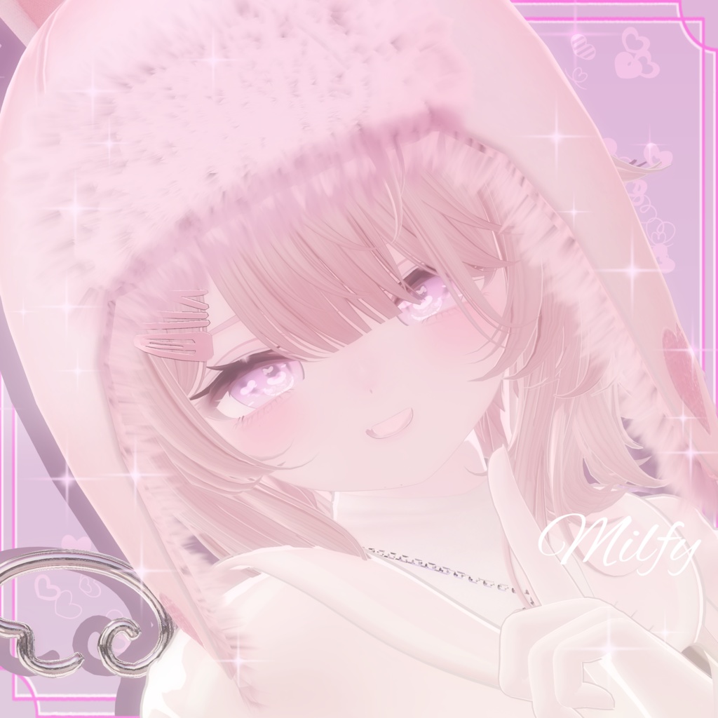 【12アバター対応】♥Heart in Heart♥ EyeTexture