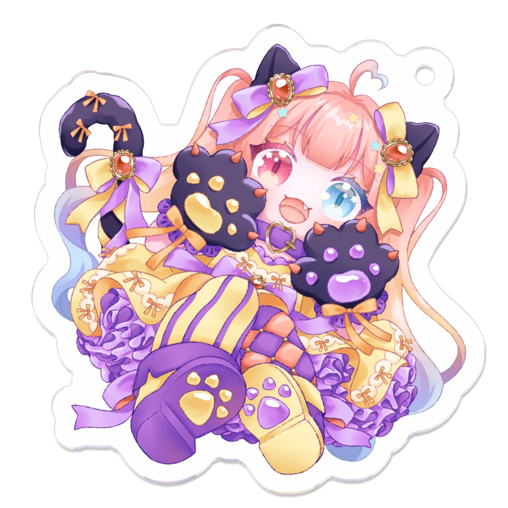 2024ハロウィン 黒猫苺飴☆彡