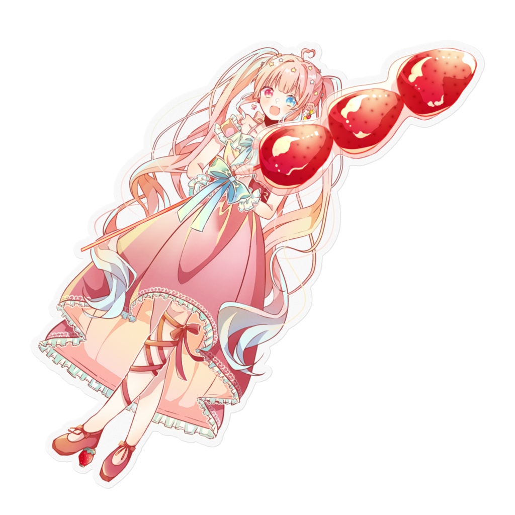 苺飴☆彡ステッカー(初期衣装)