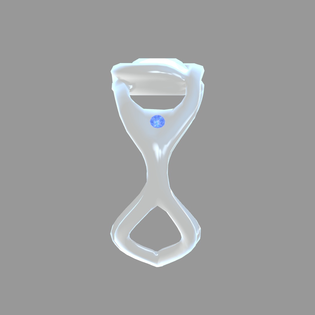 【アバター向け3Dアクセ】お姉さんが宅呑みのときたまに着けてる指輪