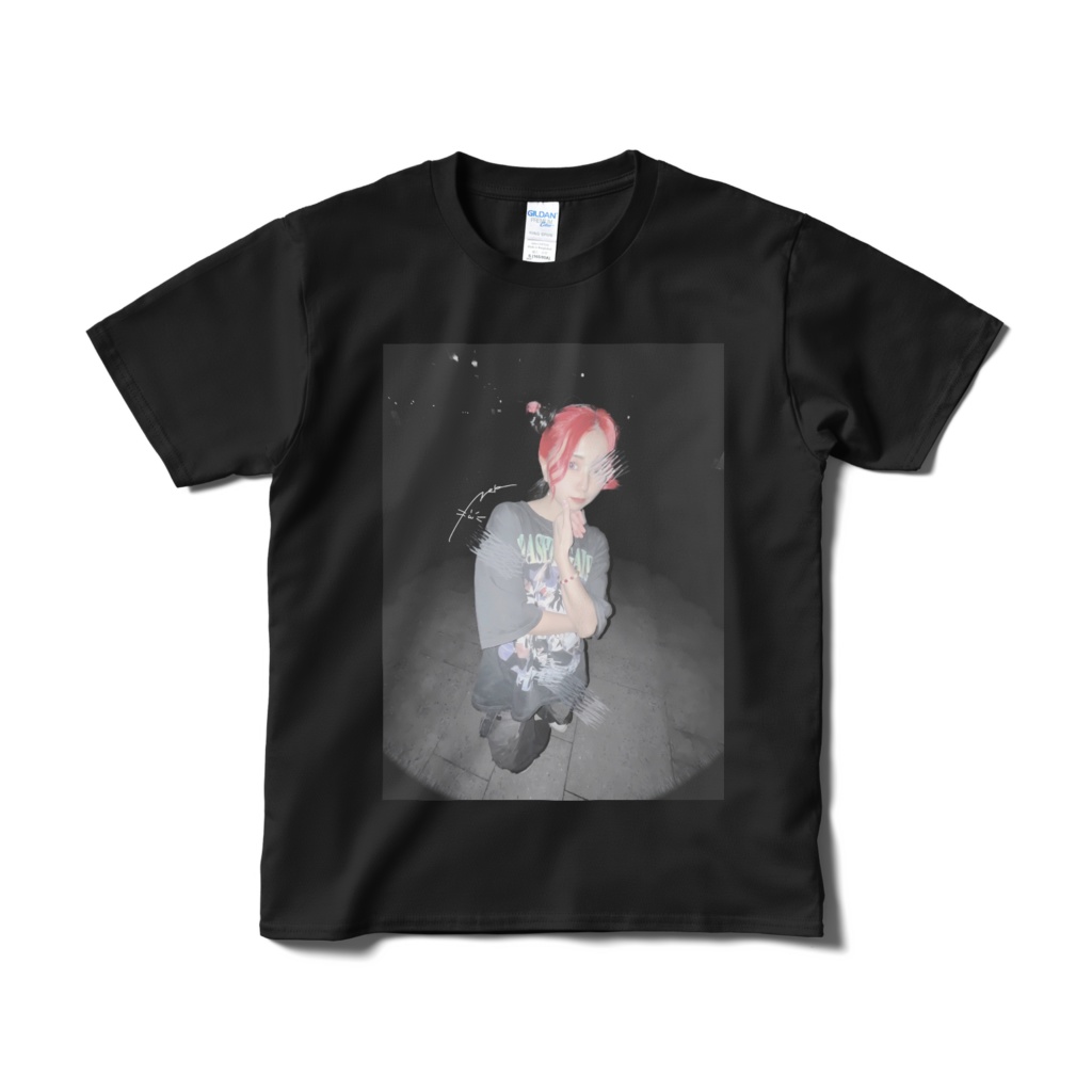 音子-neko- Tシャツ 黒