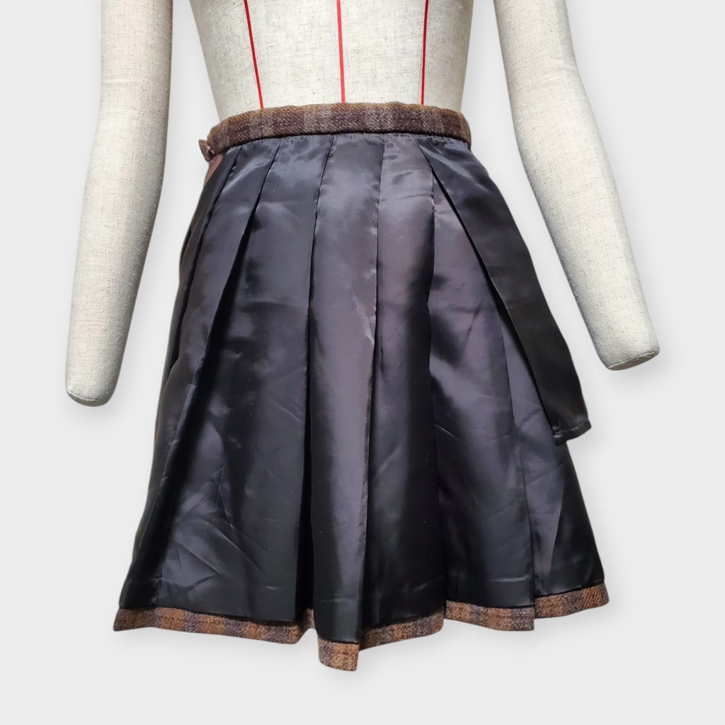 【型紙】裏地付きプリーツスカート