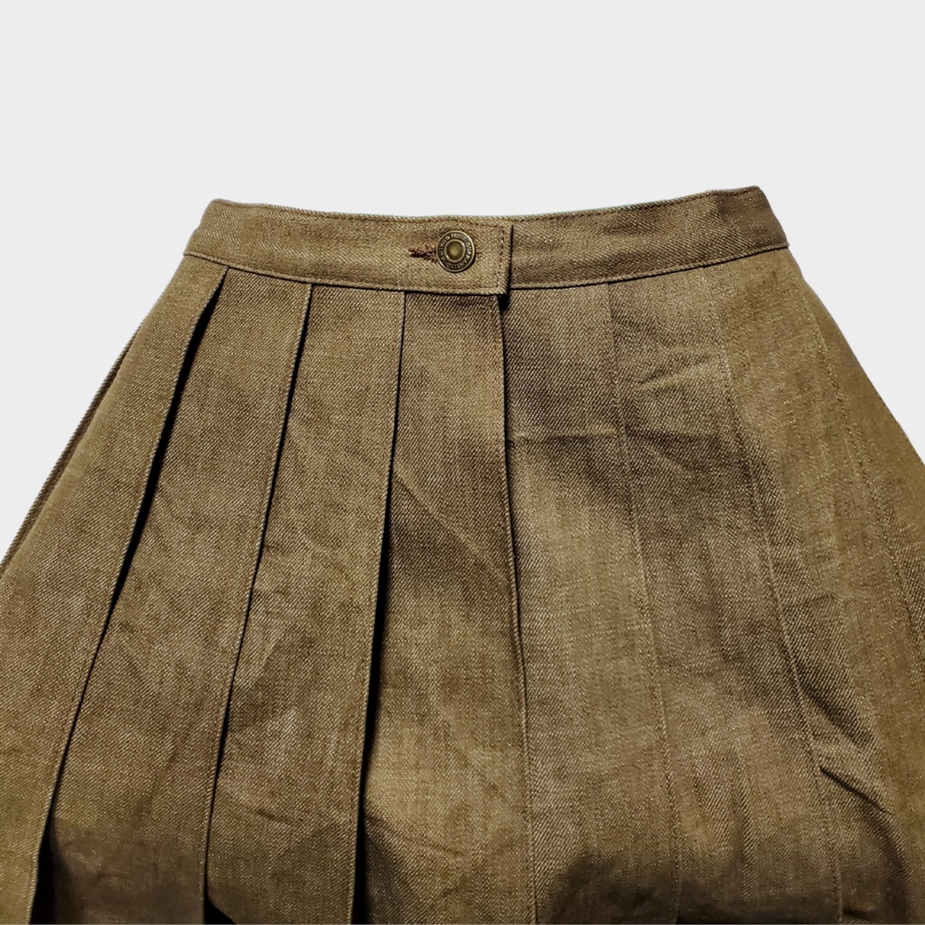 【型紙】一重仕立てプリーツスカート