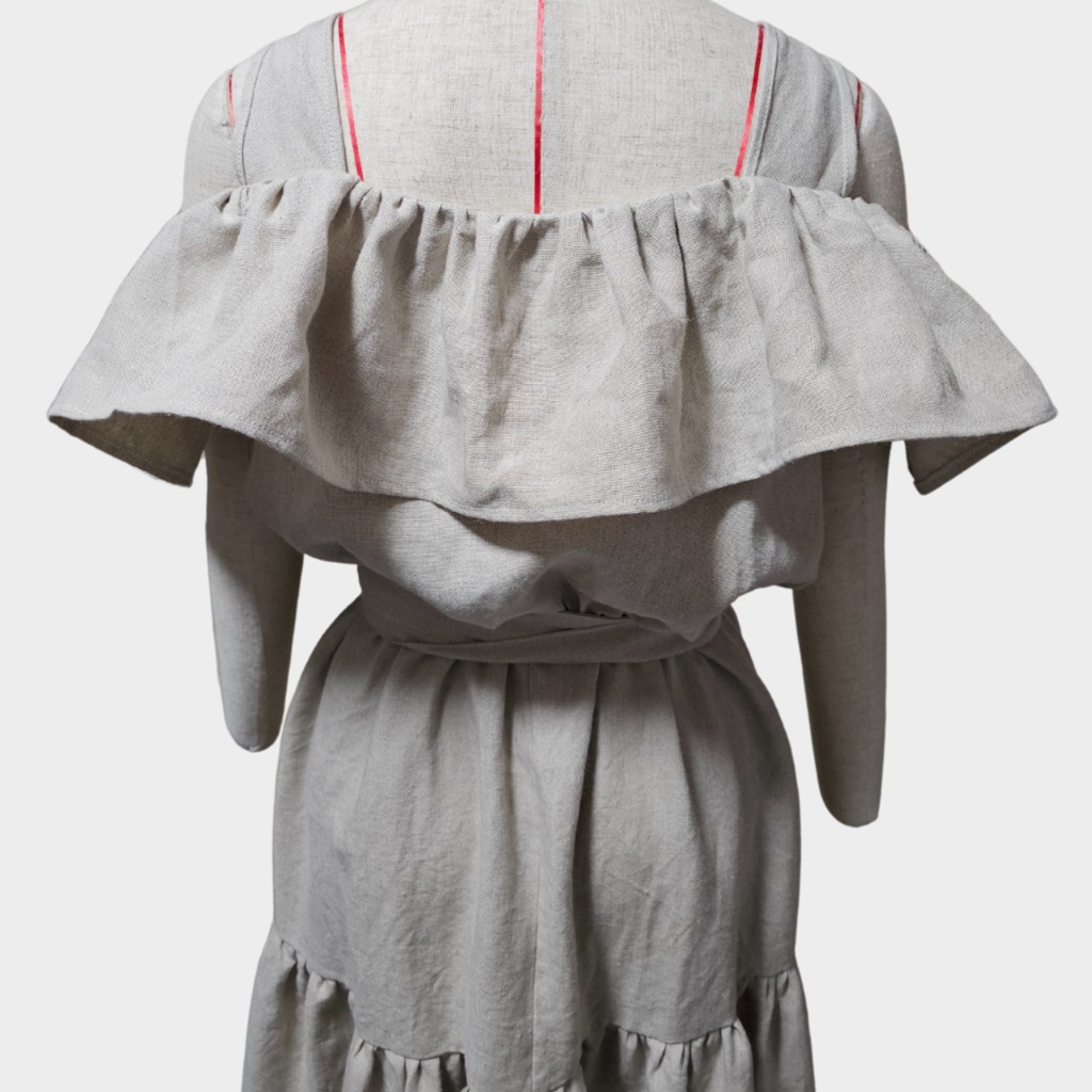 【型紙】ティアードワンピース