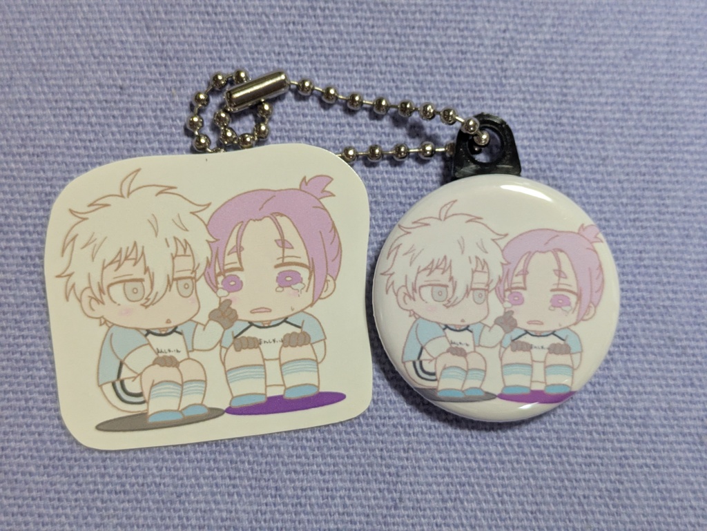 缶バッジキーホルダー