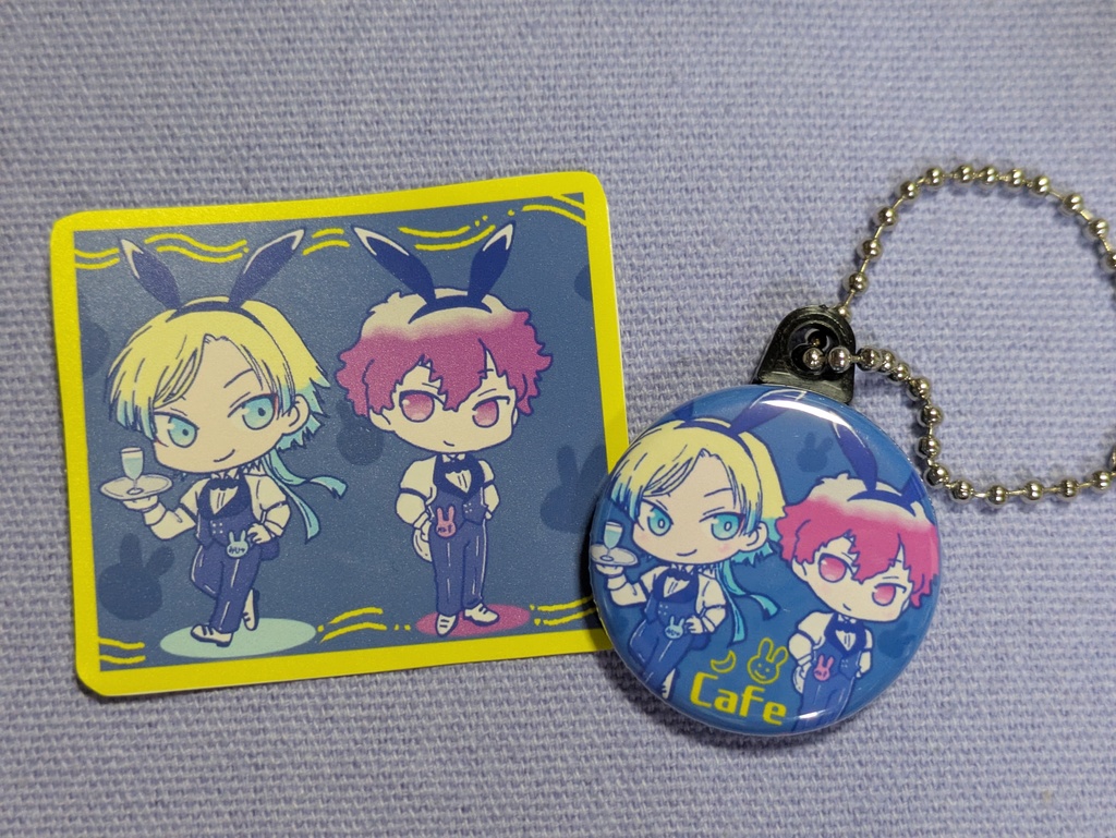 缶バッジキーホルダー