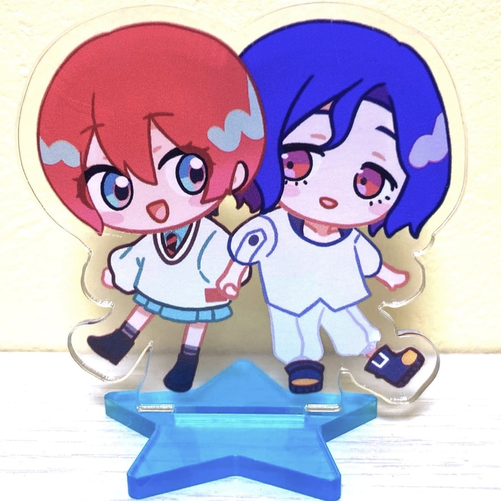 シュウジとマチュの手繋ぎアクリルスタンド