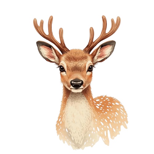 水彩画クリスマス クリップアート全11種類|アンティーク調・PNG背景透過