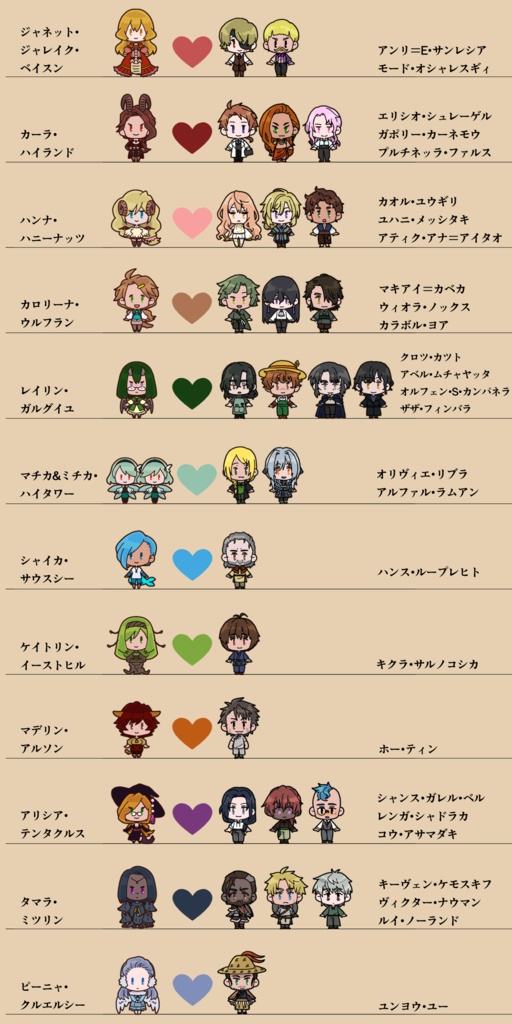 【受注生産9/24まで】ミニ乙女アクリルパーツ（個別プラン）