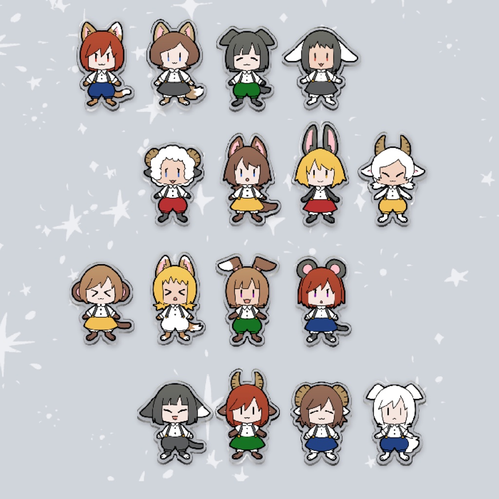 アニマニンの森　野良アニマニンミニアクスタ