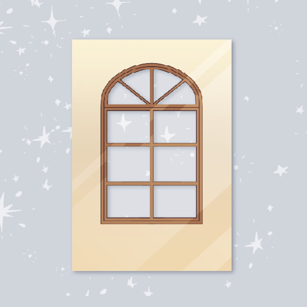 窓の部屋クリアカード