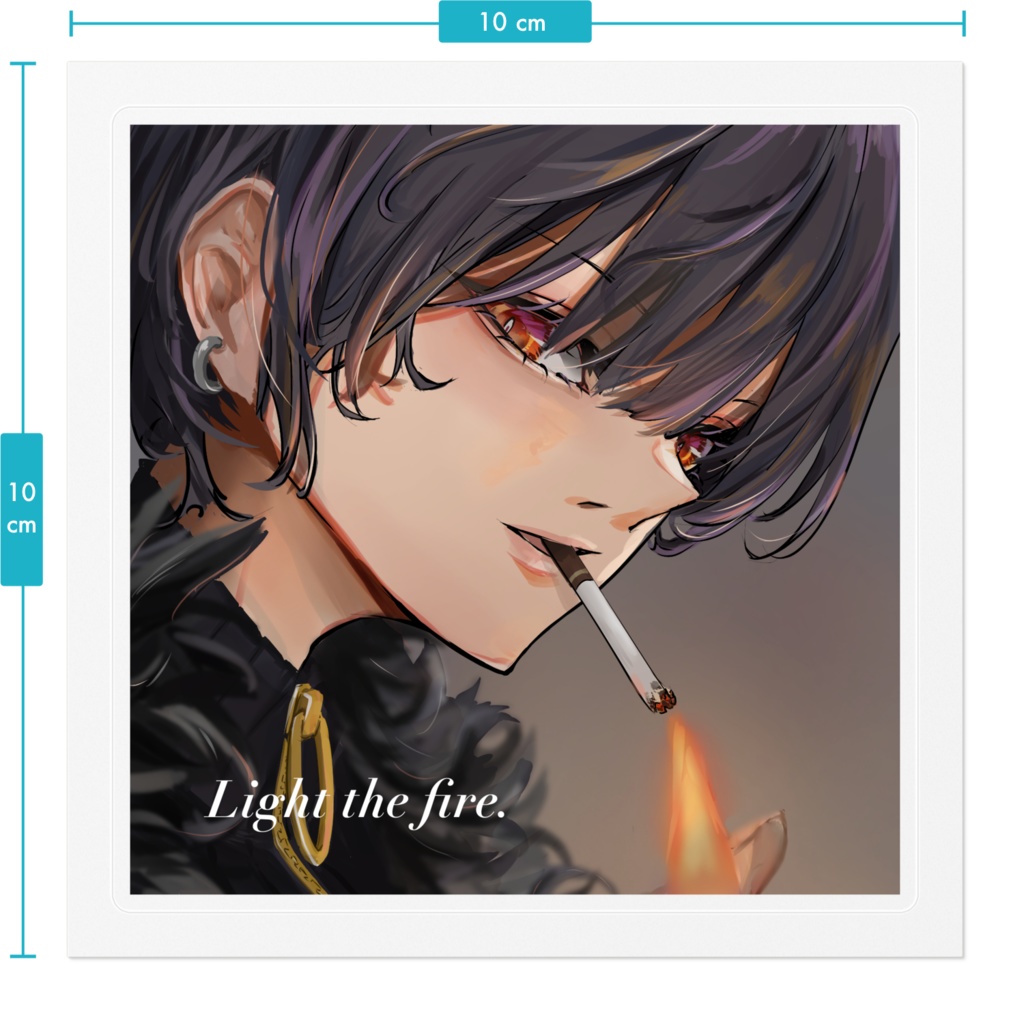 Light the fire. - ステッカー