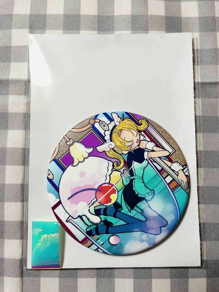 創作キャラ缶ミラー　2種
