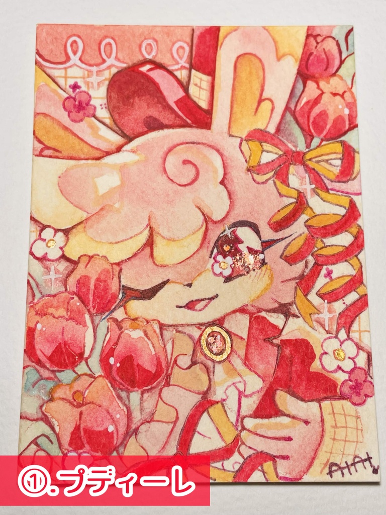 【原画】チューリップ🌷テーマイラスト【ATC】