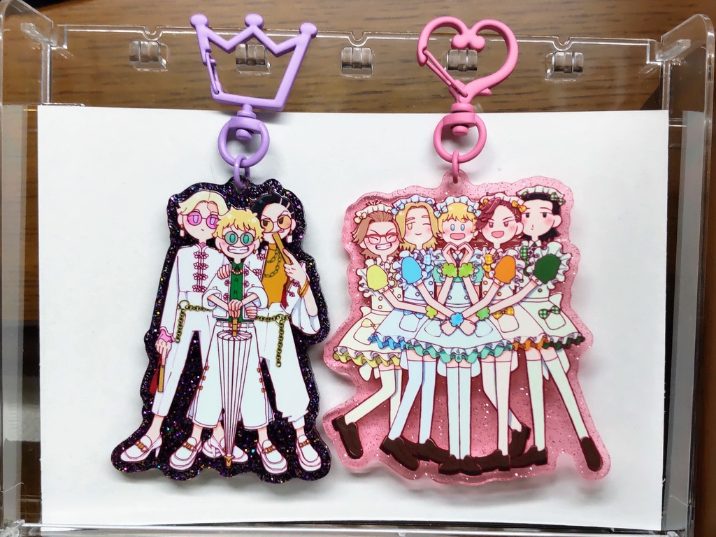 🎍受けアクリルキーホルダー