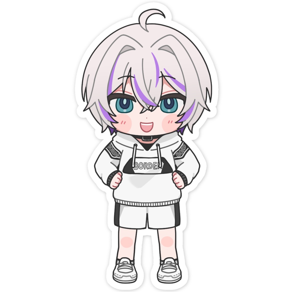 限界スマホステッカー(仁王立ちver.)