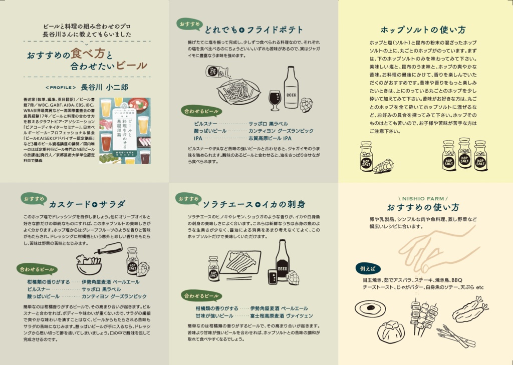 ビール好きの食卓に! ホップソルト(塩) 全4種、1種から購入可