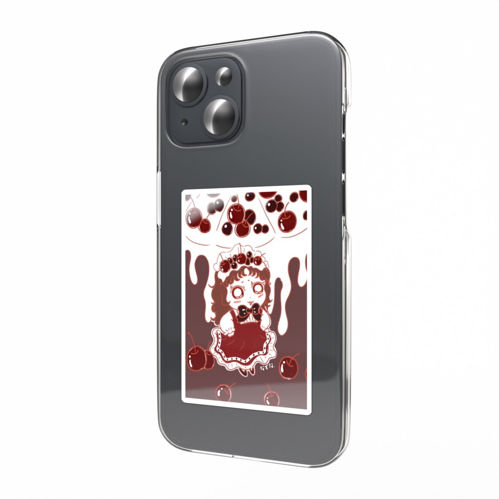 ステッカー(ダークチェリー)