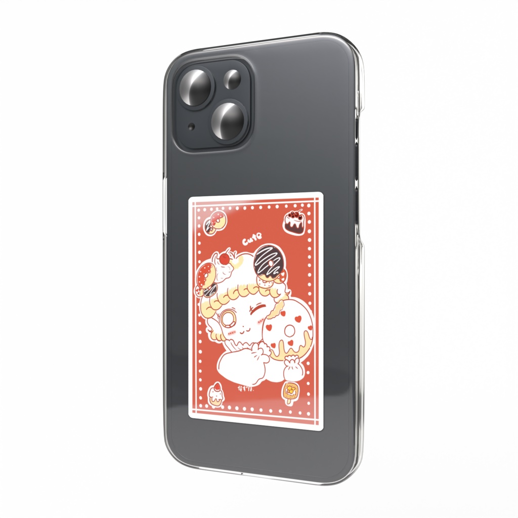 ステッカー(ポップなドーナツ)