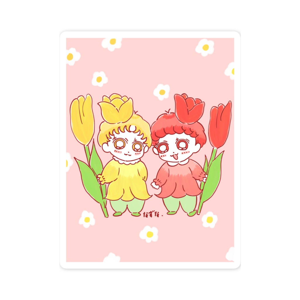 ステッカー(チューリップ)