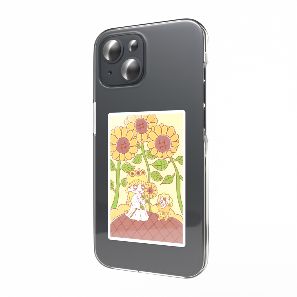 スマホステッカー(ひまわり)