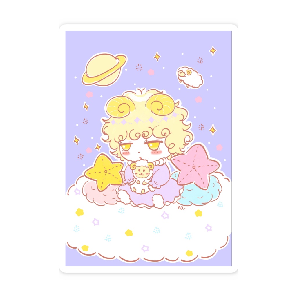 スマホステッカー (smartphone sticker) Sweet dream