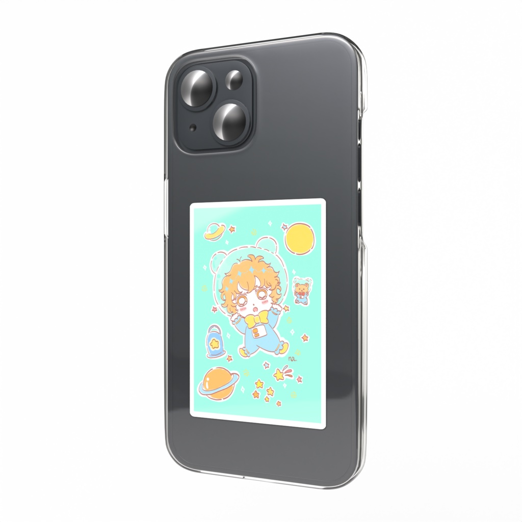 スマホステッカー(smartphone sticker)キラキラ宇宙