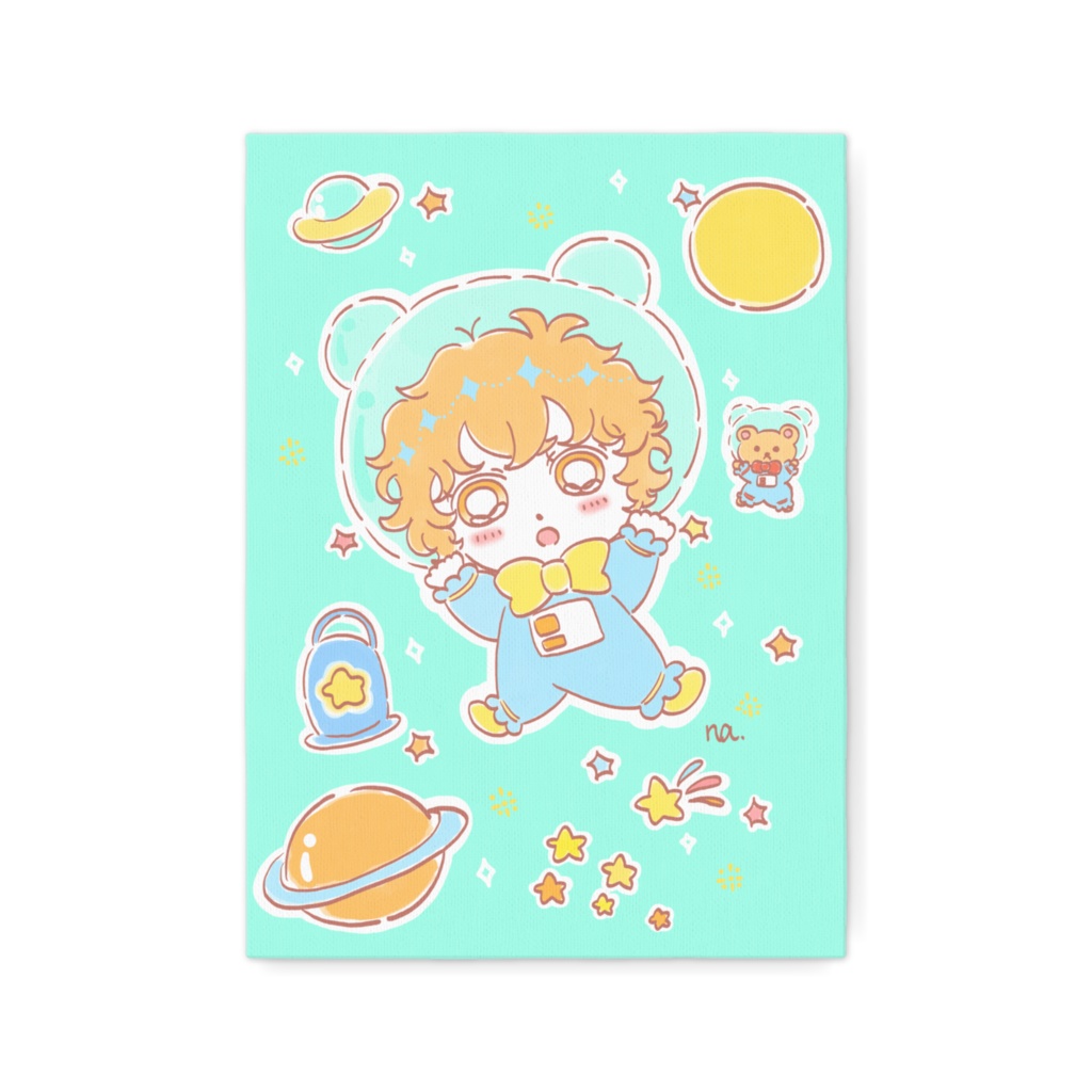 キャンバスプリント(canvas art print)【F4号】キラキラ宇宙