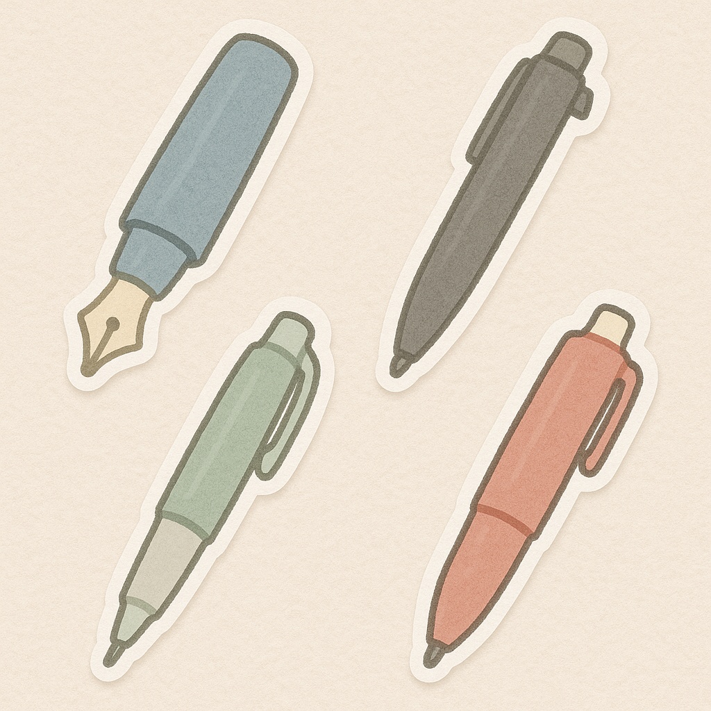 「ぬくもり文房具シリーズ vol.1 – ゆるふわペンたち」