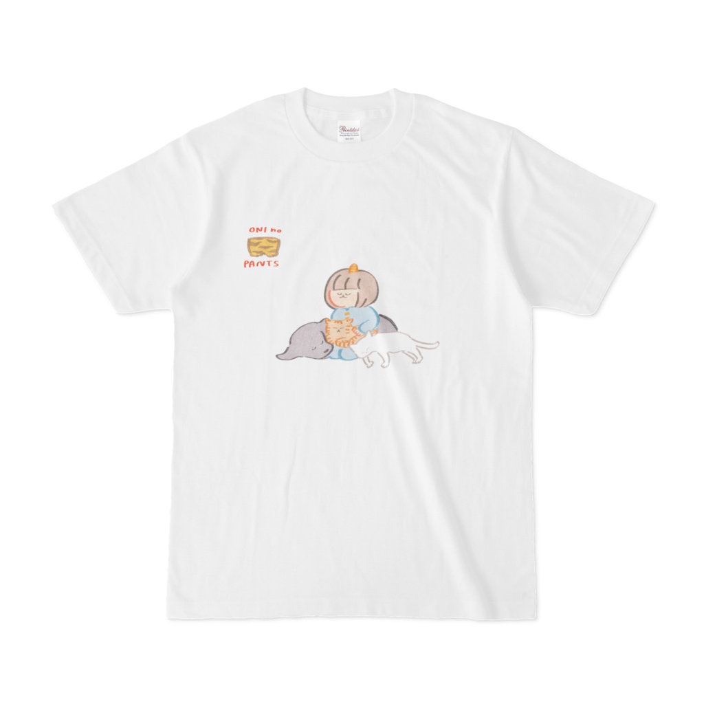 犬と猫と猫のTシャツ