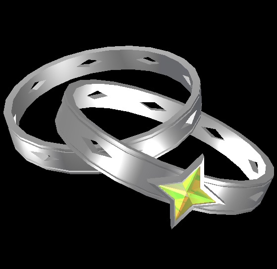 【3Dモデル】Twinkle Ring