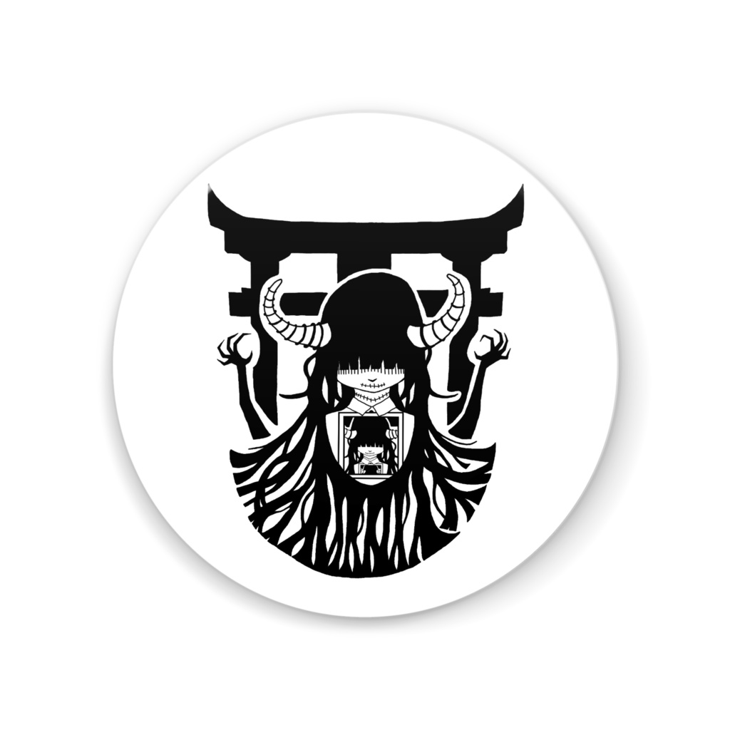 鬱くしいカグヤの缶ミラー