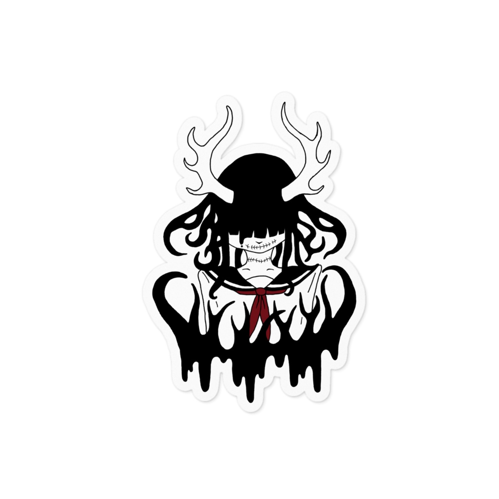 鬱くしいステッカー