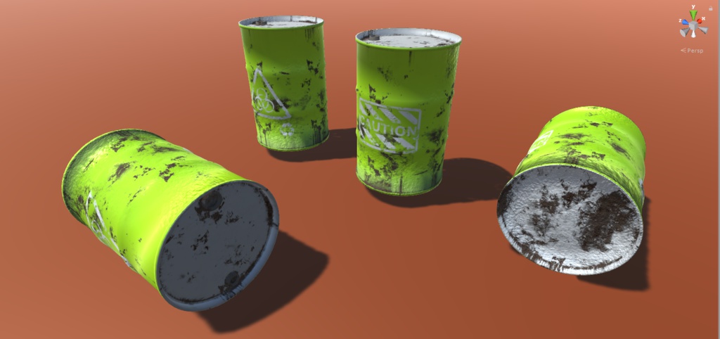 小物「ドラム缶」【VRChat向け】