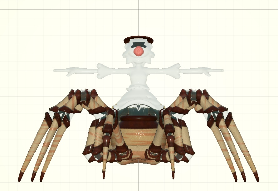 「アラウェッタ」アラクネ型ツボ入りスライム娘 / オリジナル3Dモデル