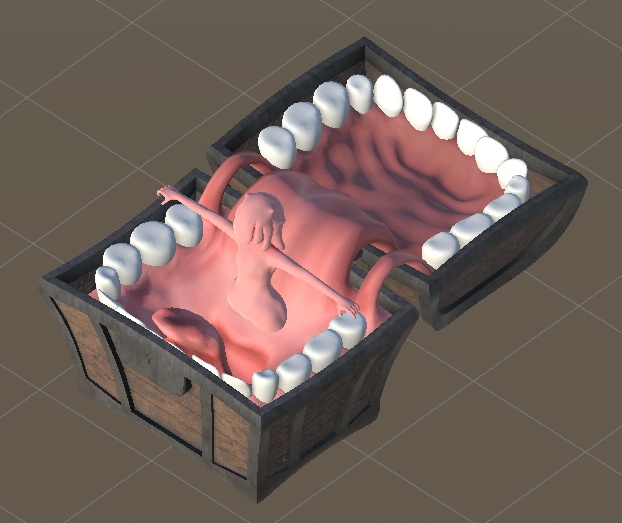 「ミミク・ユウビユラ」ミミック娘 / オリジナル3Dモデル